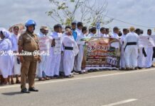 Catholic Priests Stage Protest Demanding Justice for Chemmani Mass Grave